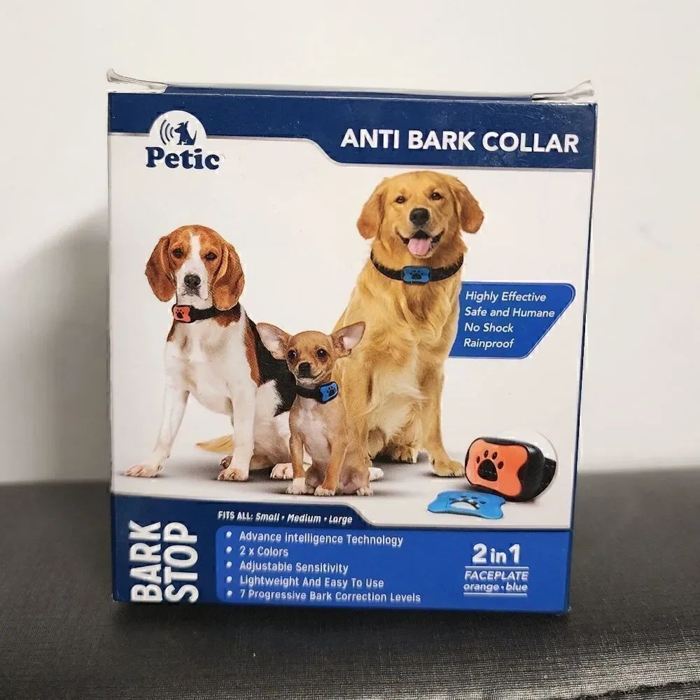 New Petic Dog Anti Bark Collar for Small Large Dogs No Shock Device Training 7